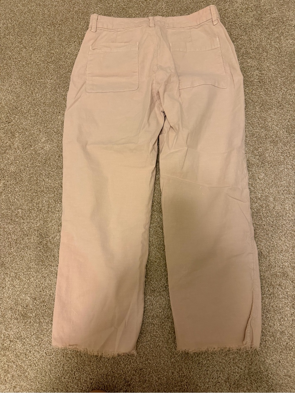 Frank & Eileen Kinsale High-Rise light pink pants size 10 - Picture 2 of 3